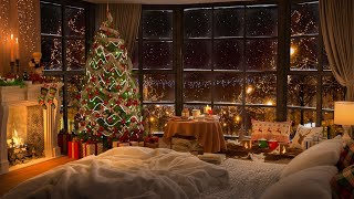 Relaxing Jazz Music in Cozy Bedroom Ambience ? Christmas Jazz Songs 2024 for Chillout and Good Sleep