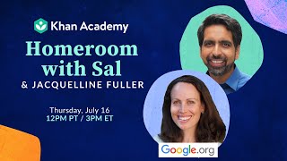 Homeroom with Sal \& Jacquelline Fuller - Thursday, July 16