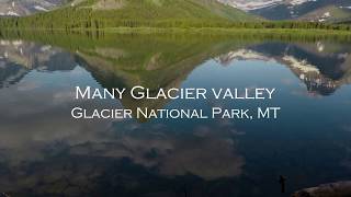 Many Glacier Valley, Glacier National Park, Montana USA