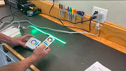 Program LED lighting remote controllers