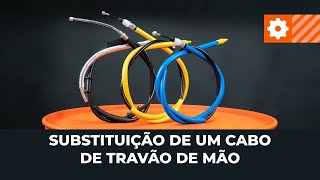 Substituição Cabo de aço travão de estacionamento de bricolage - vídeo online