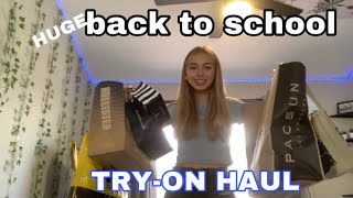 huge back to school try on clothing haul