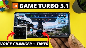 MIUI 12.5 New Game Turbo 3.1 - Voice Changer,Timer | Redmi Note 10 Pro/Pro Max Game Turbo 3.1Timer