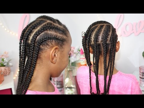 Kids Natural Hairstyles Rubber Band Protective Style On