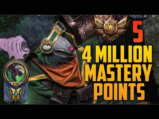 Bronze 5 TWITCH 4,000,000 MASTERY POINTS- Spectate Highest Mastery Points  on Twitch - YouTube