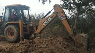 The farm is being constructed with the help of JCB