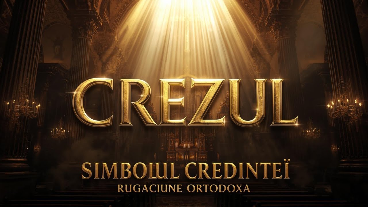 CREZUL 🙏 | Rugăciune Ortodoxă de Dimineață | Mărturisirea Credinței