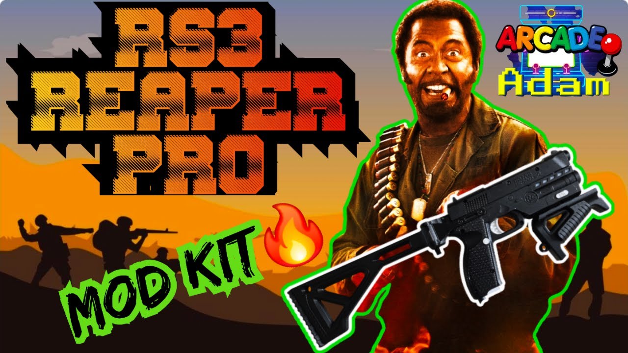 Лучший ретро-шутер RS3 Reaper Pro Mod Kit 🔫 Настраиваемый складной приклад и передняя рукоятка
