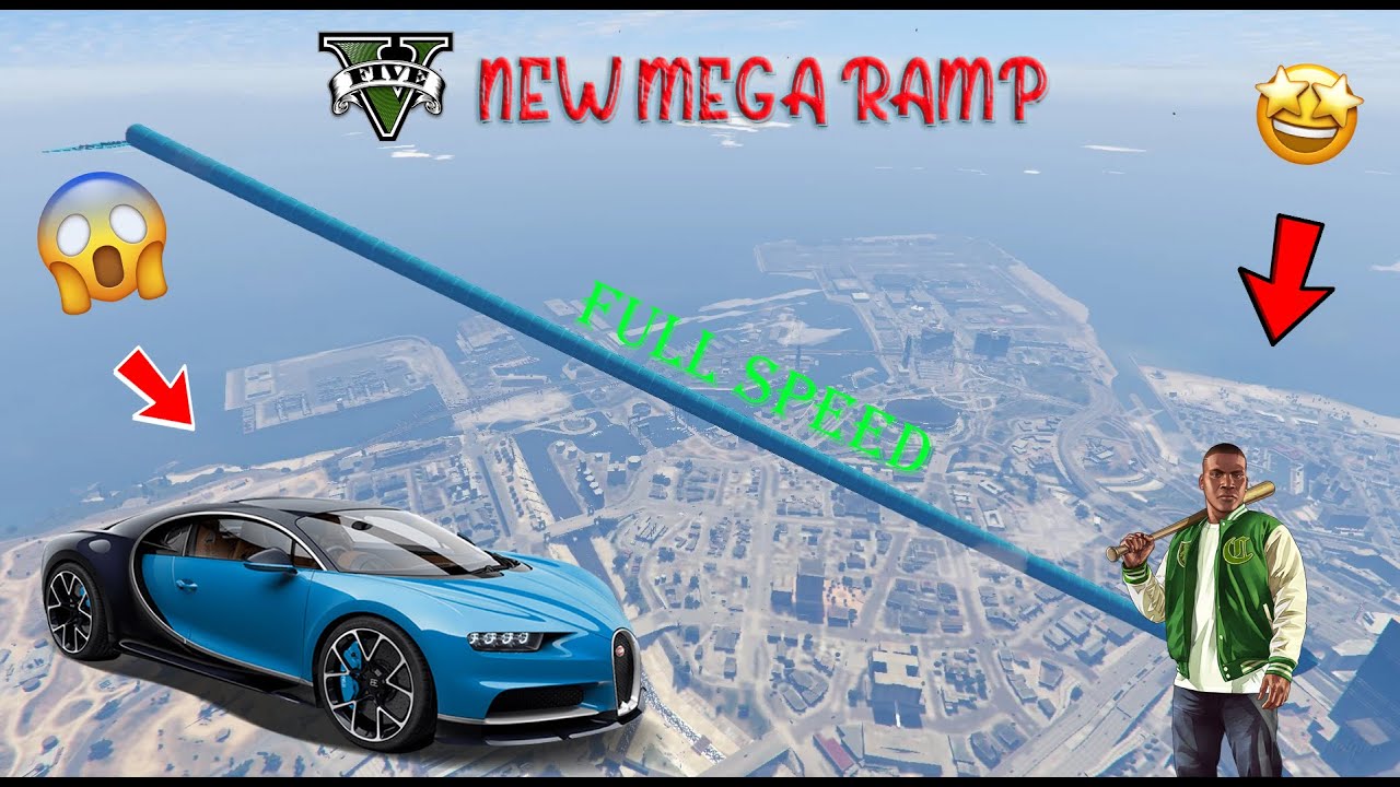 GTA 5 RAMP CARS BEST NEW MEGA RAMP LEVEL - YouTube