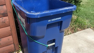 How to Wind-Proof a Plastic Trash Can