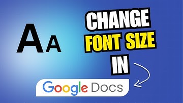 How To Change Font Size In Google Docs