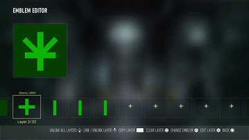 COD Advanced Warfare MarijuanaMan Weed Leaf EMBLEM Editor