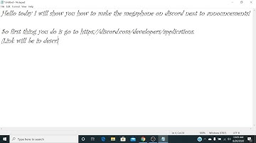 How to get The MegaPhone For Announcements on Discord