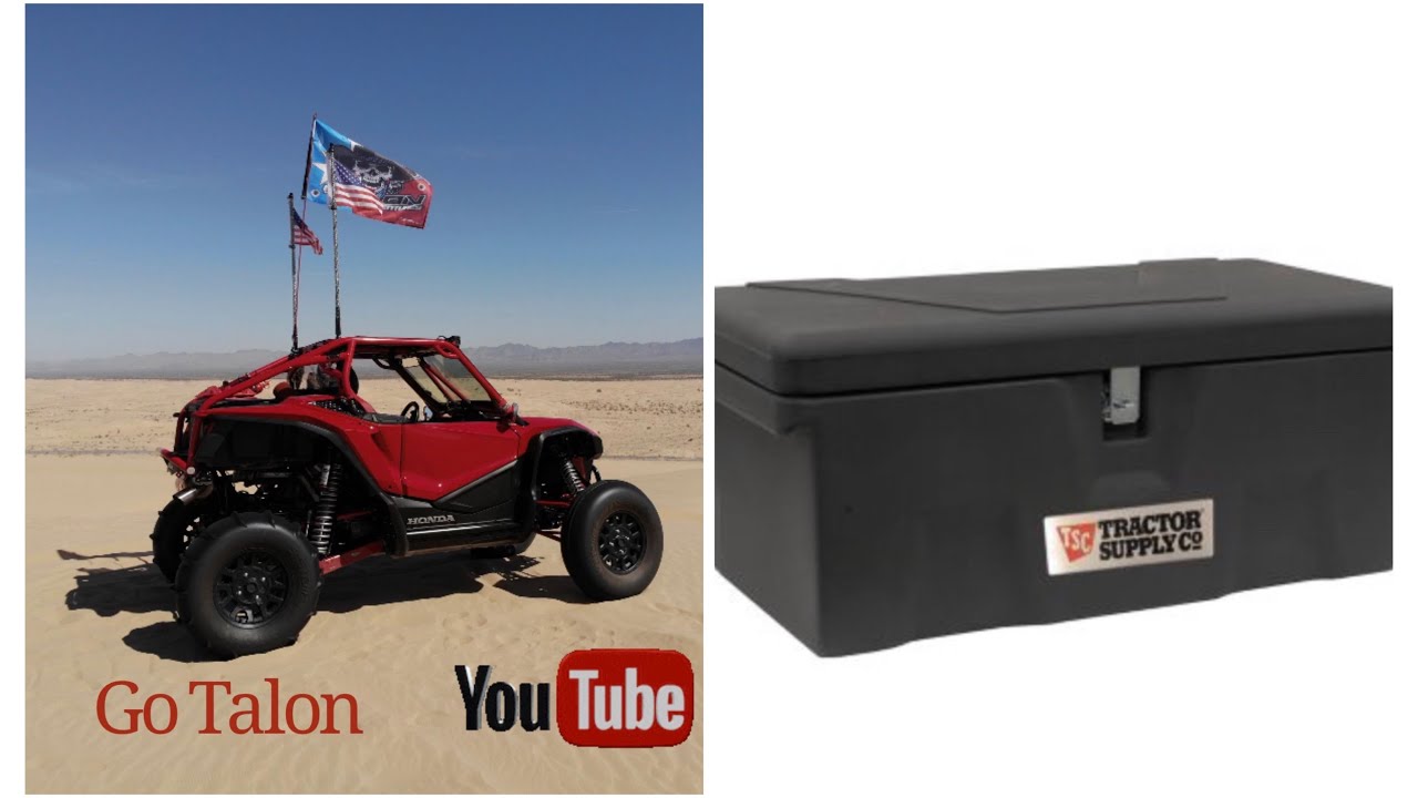Mounting a Tractor Supply storage Box made easy! YouTube
