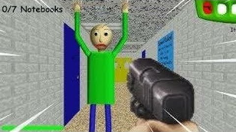 I BEAT THE GAME BALDI BASICS (on nullzpreps MOD menu)