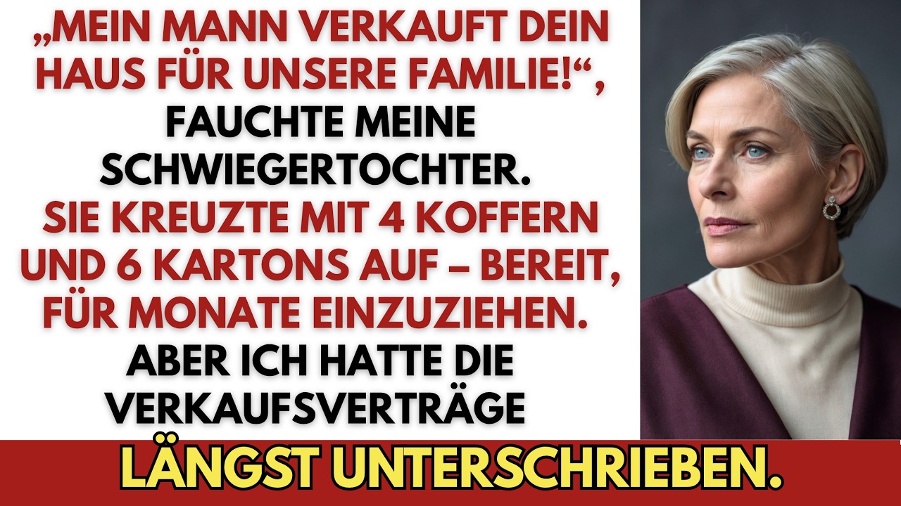 Um halb fünf Uhr morgens hämmerte jemand gegen meine Haustür, als wollte er sie eintreten. Draußen standen mein Sohn Torben und seine Frau Sibille – mit vier Koffern und sechs Umzugskartons auf...