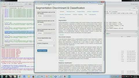 Cluster analysis shiny app in R