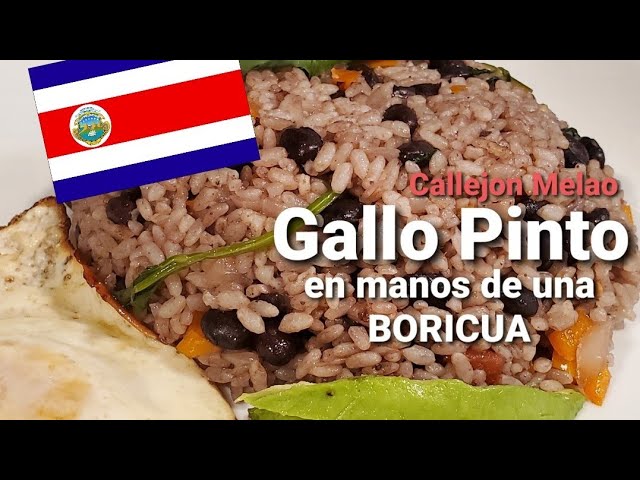 Gallo Pinto Receta de Costa Rica en manos de una BORICUA super fácil -  YouTube