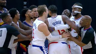 Devin Booker calls Paul George a "soft a$$ n****a" Suns vs Clippers screenshot 4