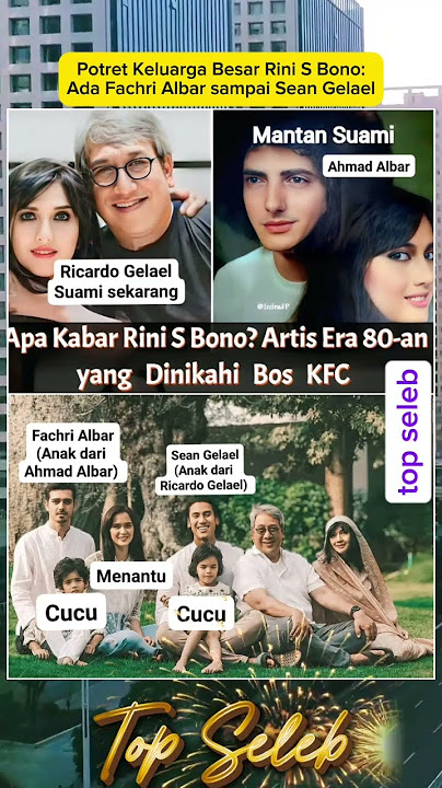 potret keluarga rini s bono, ada fachri albar dan sean gelael #shortsfeed #artis #beritaterkini