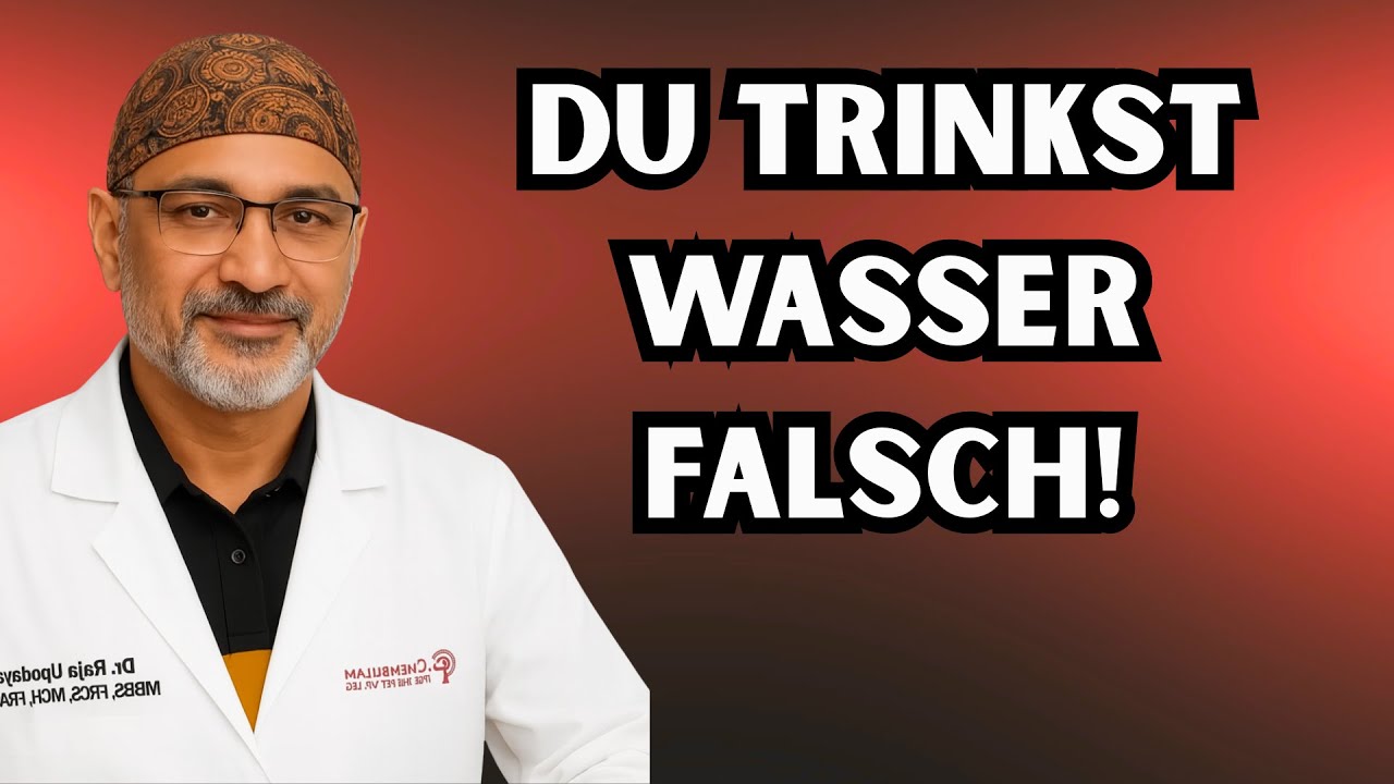 Senioren: STOPP – Wasser so zu trinken zerstört Kollagen! TU DAS STATTDESSEN | Dr. Pradip Jamnadas