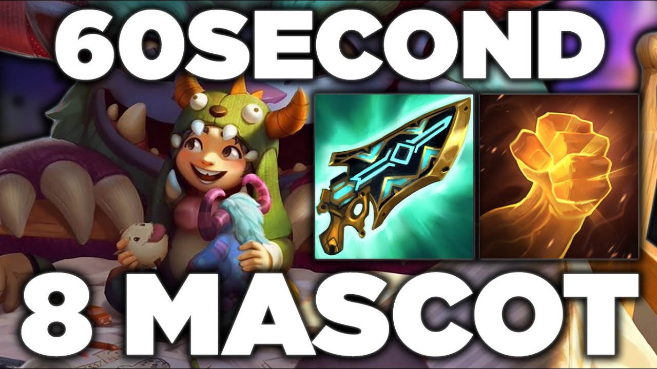 8 MASCOT COMP INSANE HEALING 60SECOND TOP 10 CHALELNGER IONIA SERVER TEAMFIGHT TACTICS CHINA TFT TCL