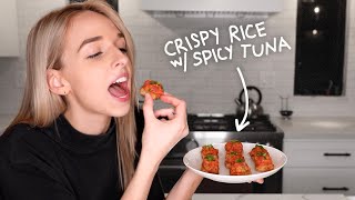 making CRISPY RICE w/ SPICY TUNA by Jenn McAllister 229,451 views 3 years ago 11 minutes, 49 seconds