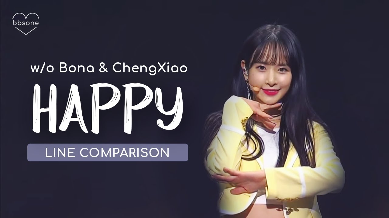 WJSN - Happy (Line Comparison) (w/o Bona & ChengXiao)