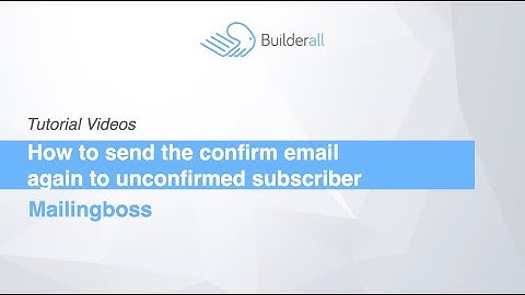 How to send the confirm email again to unconfirmed subscriber