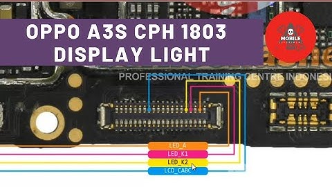 Oppo a3s display light jumper solution || OPPO A3S CPH 1803 LCD Light Problem Solution