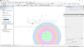 Buffering peta pada arcgis | sintia megawati