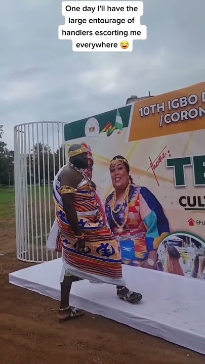 African American King in Ghana Arrives at Iriji Igbo Traditional New Yam Festival