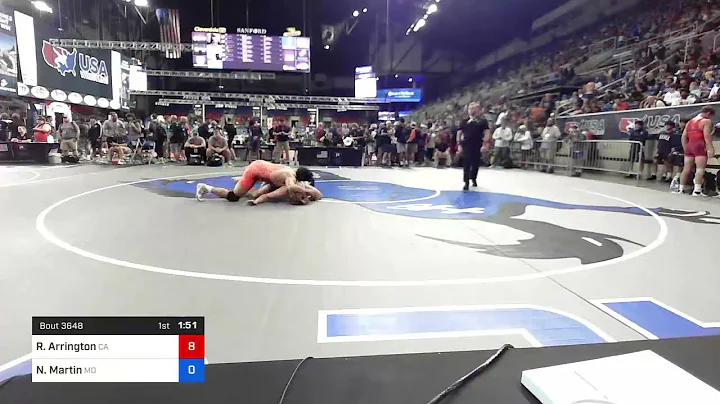 220 Lbs Round Of 128 - Ryan Arrington, California ...