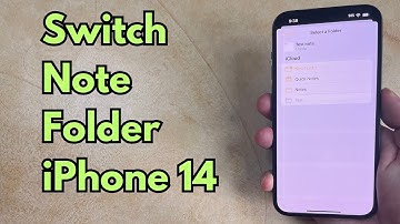 How to Move a Note to Another Folder on iPhone 14