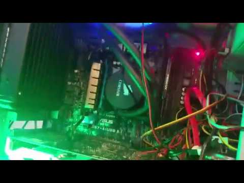 How to fix black computer screen with red ram light on - YouTube