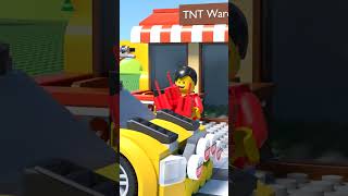 LEGO Train LAVA TUNNEL Ride Fail #shorts