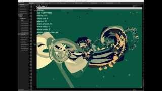 Progress Snapshot for Generative Art Application - 09/13/2013
