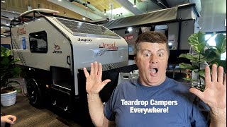 Teardrop and Squaredrop Camper Tours // Sydney Caravan Show 2023 // Part 1