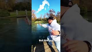 The Guy at the End💀 #waterbending #ocean #shorts