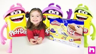 Play Doh Doctor Drill. Зубастику угрожают страшные бактерии!