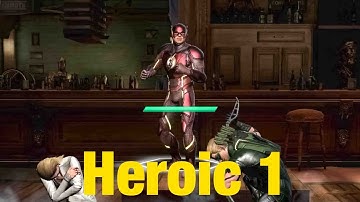 Flash | Heroic 1 Advent of Chaos Solo Raid | Injustice 2 Mobile