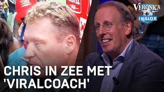 Chris in zee met 'viralcoach': 'Ik ben zijn nieuwe zaakwaarnemer' | VERONICA INSIDE