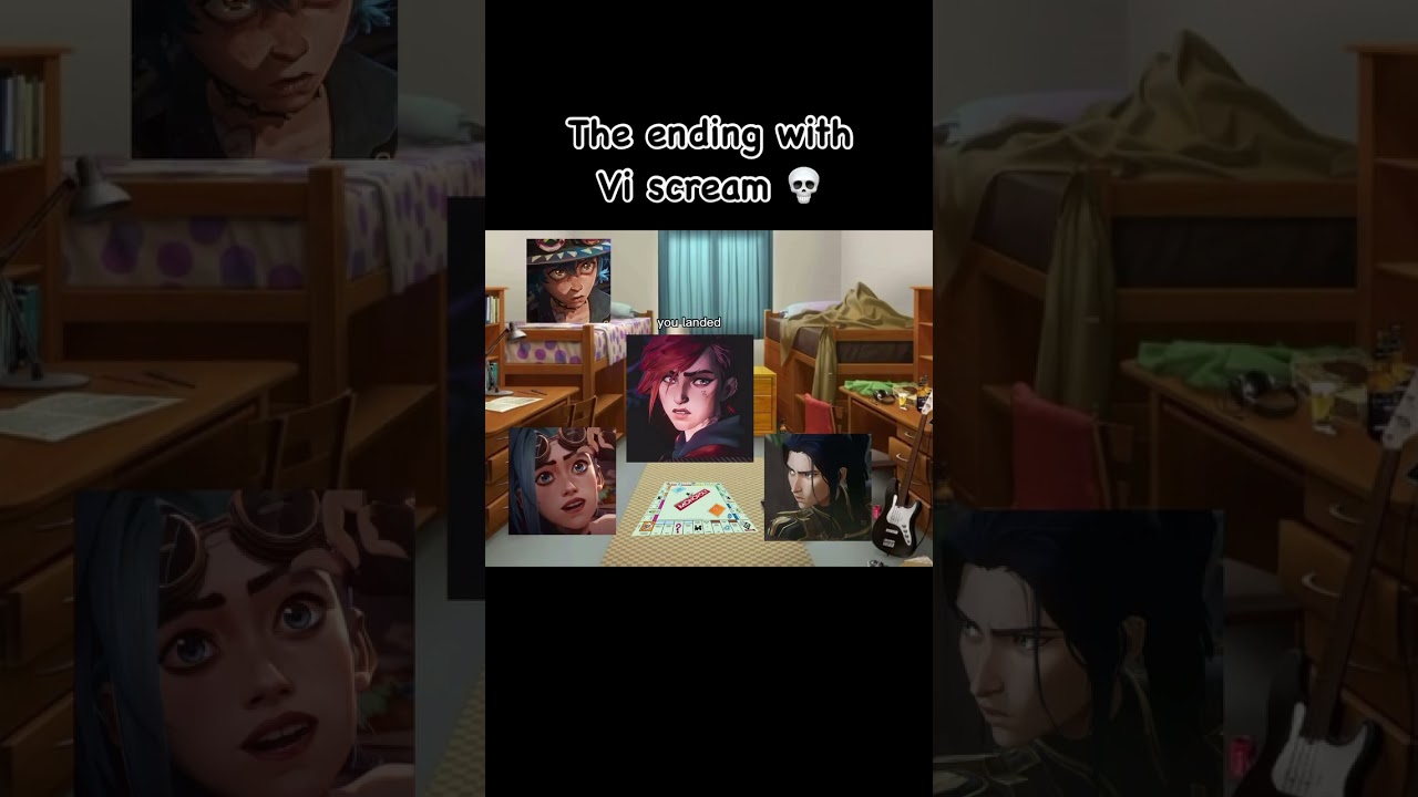 Vi Has a Mental Breakdown in Monopoly | Arcane Meme - Jinx & Caitlyn Fight!