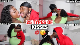 25 TYPES OF KISSES!! 💋 PART 2