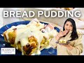 Easy fluffy bread pudding  how to make bread pudding