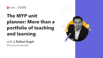 The MYP Unit Planner: More than a Portfolio of Teaching and Learning | Toddle