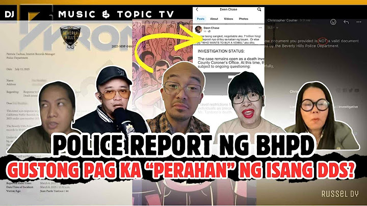 ETO NA | FAKE POLICE REPORT NA HAWAK NG DDLIS BINASAG NG BHPD! DDLIS ULIGAGA SA PAG DAMAGE CONTROL!