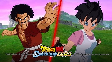 Mr Satan vs Videl Interactions and Combat - Dragon Ball Sparking Zero
