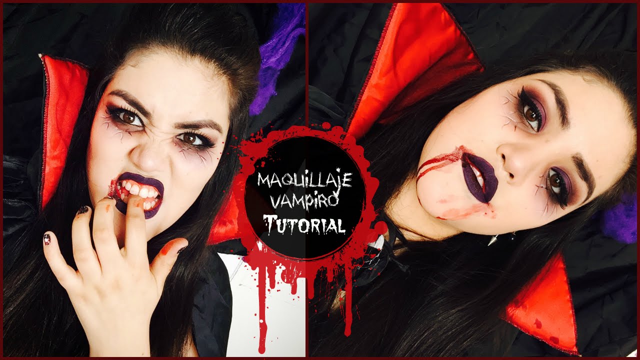 Maquillaje Vampiro - Tutorial ♥ LM Halloween - YouTube