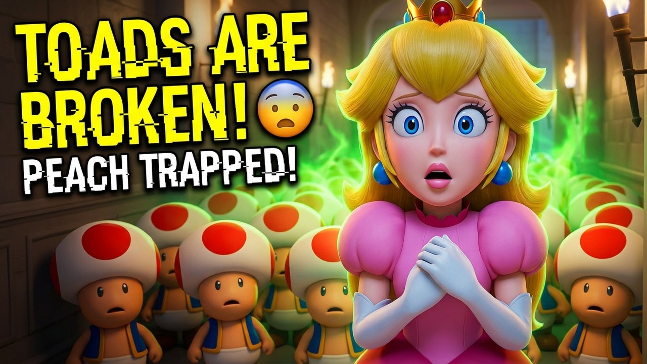 The Toads Are BROKEN... 😨 Princess Peach Is TRAPPED! | Fanmade Mario Animation